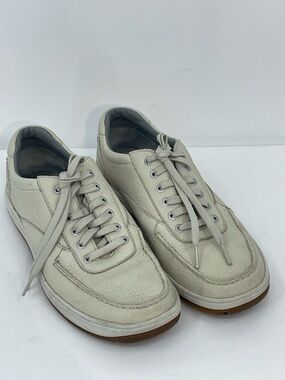 ROCKPORT Men's Casual Leather Sneakers/SHOES  in Off-White SIZE 9M